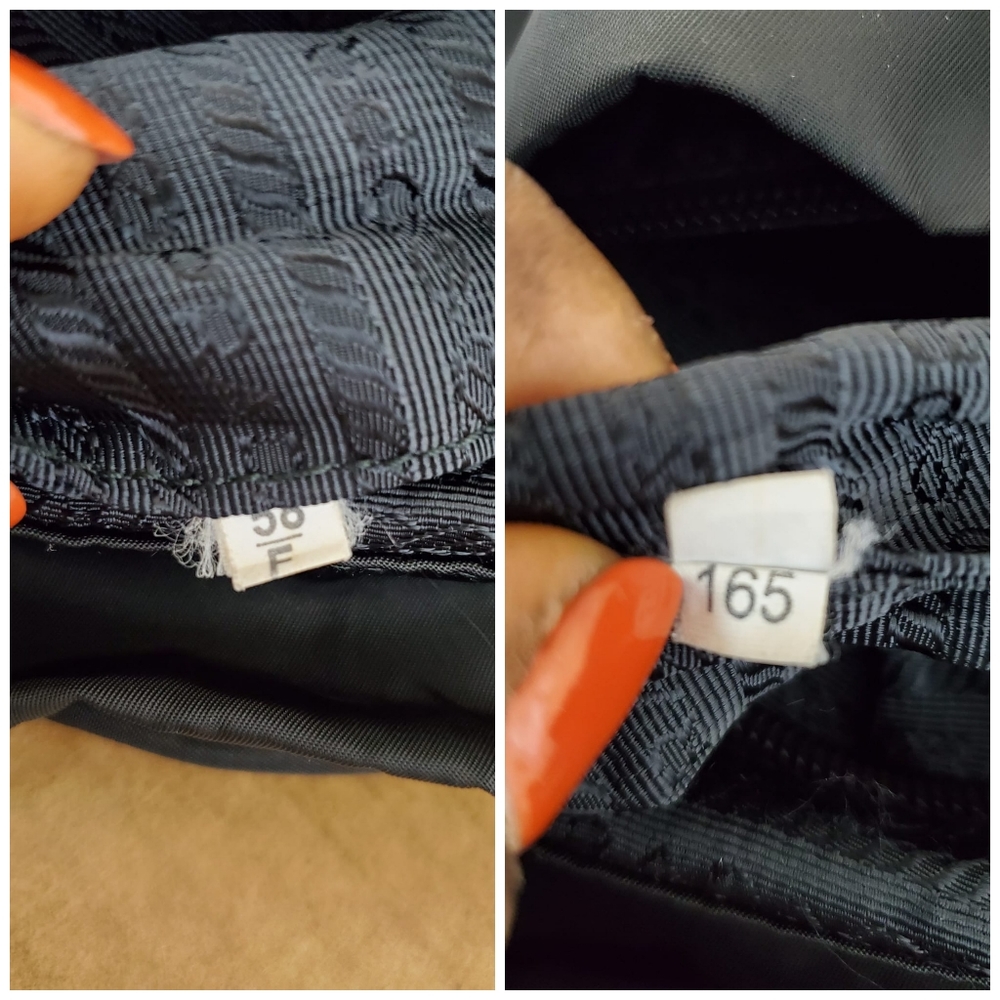 PRADA Black Tessuto Nylon Zainetto Backpack Bag - Picture 3 of 11